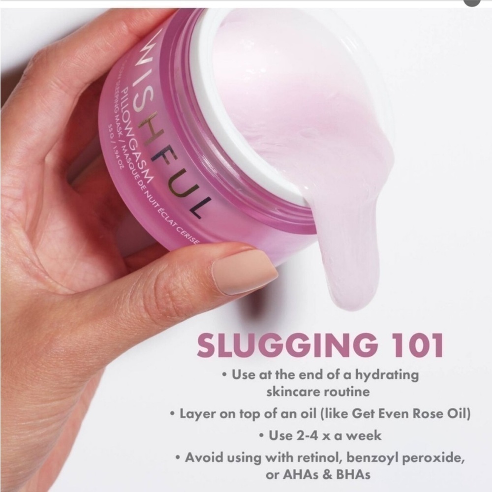 WISHFUL by HUDA BEAUTY Pillowgasm Cherry Glow Sleeping Mask - Picture 2 of 12